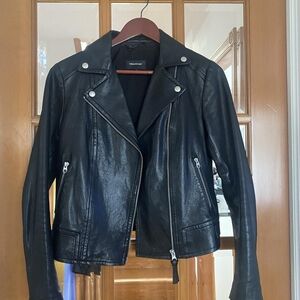 Mackage leather jacket, size small